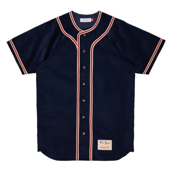 Mitchell & Ness Other - Mitchell & Ness x Fred Segal Corduroy Baseball Jersey